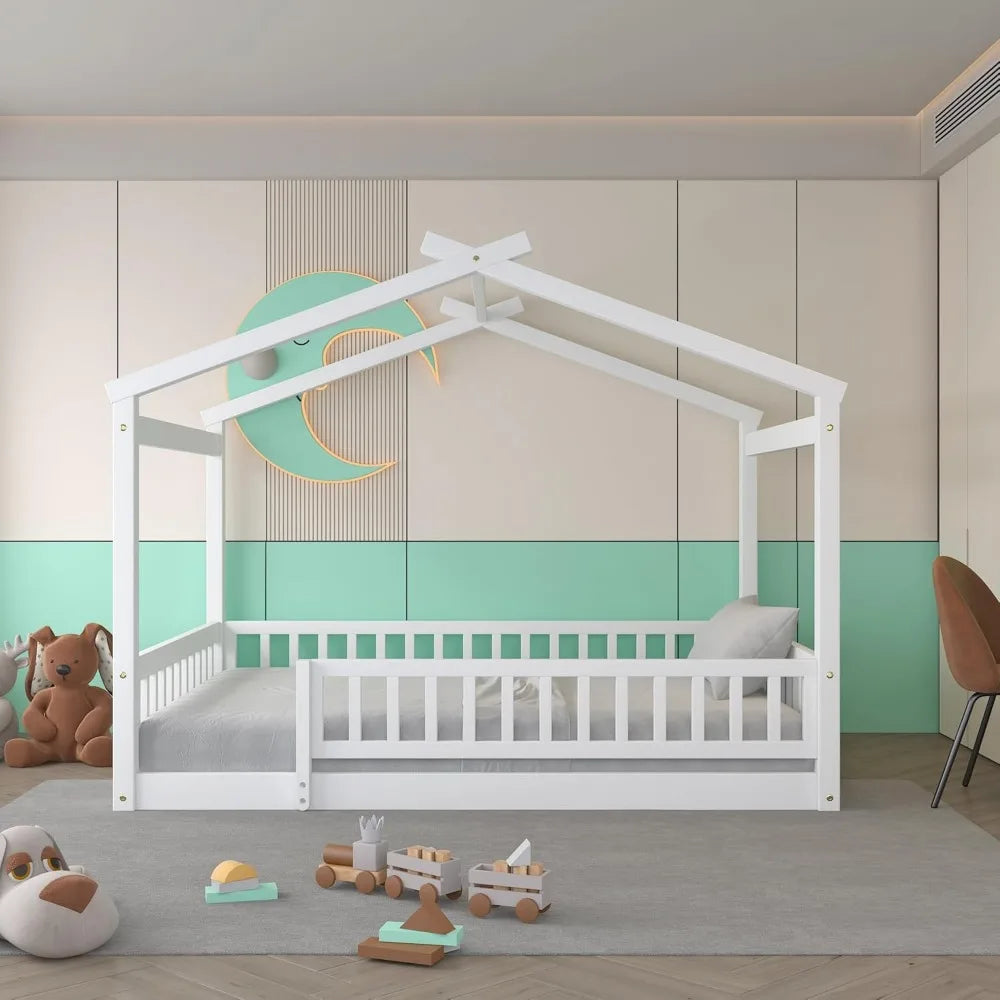 PlayNest Wooden Montessori Bed