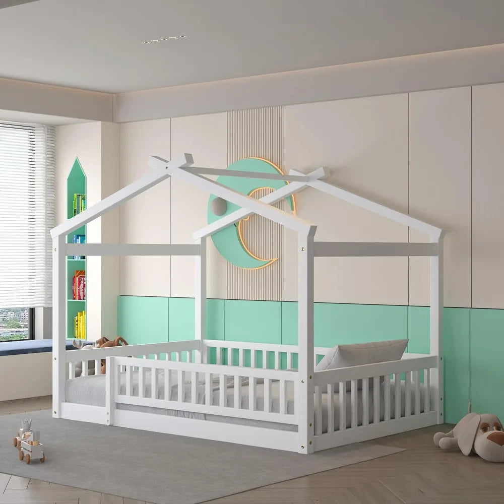 PlayNest Wooden Montessori Bed