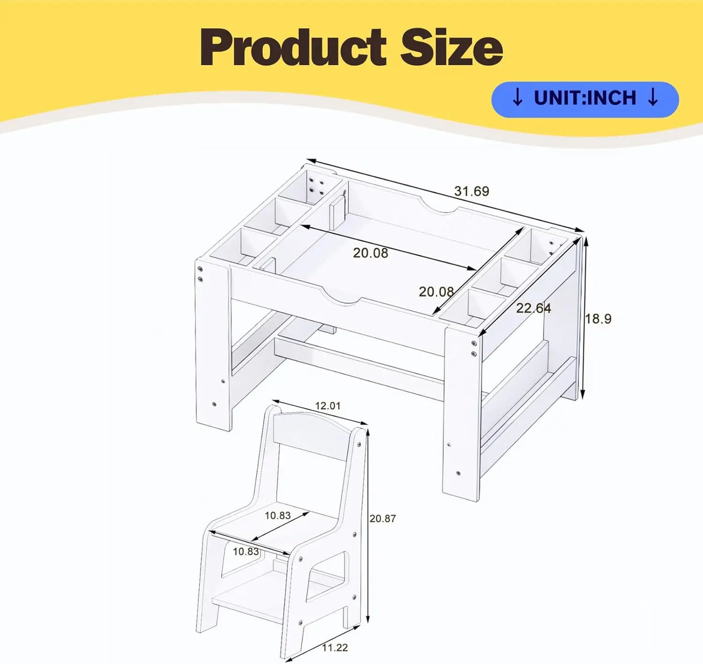 CreatiCube Activity Table
