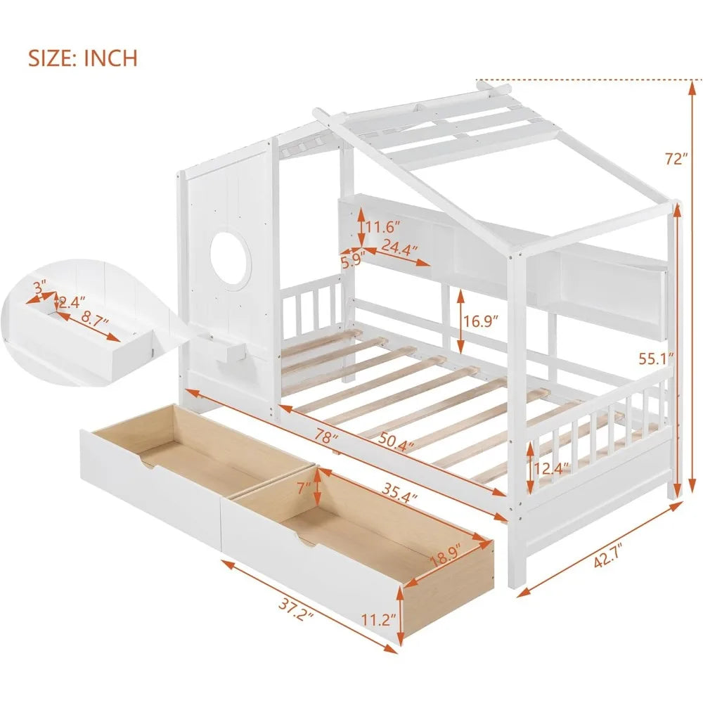 DreamHaus Storage Bed