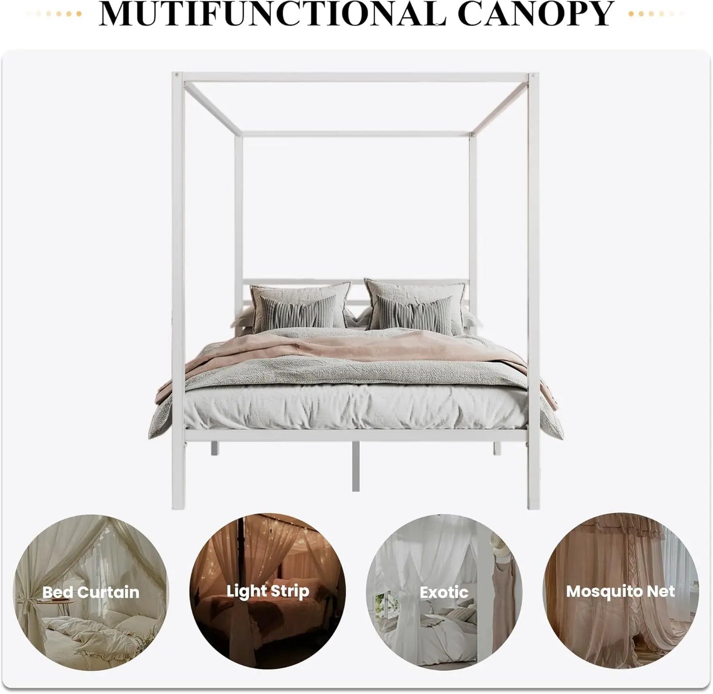WhiteHaven Full Platform Bed