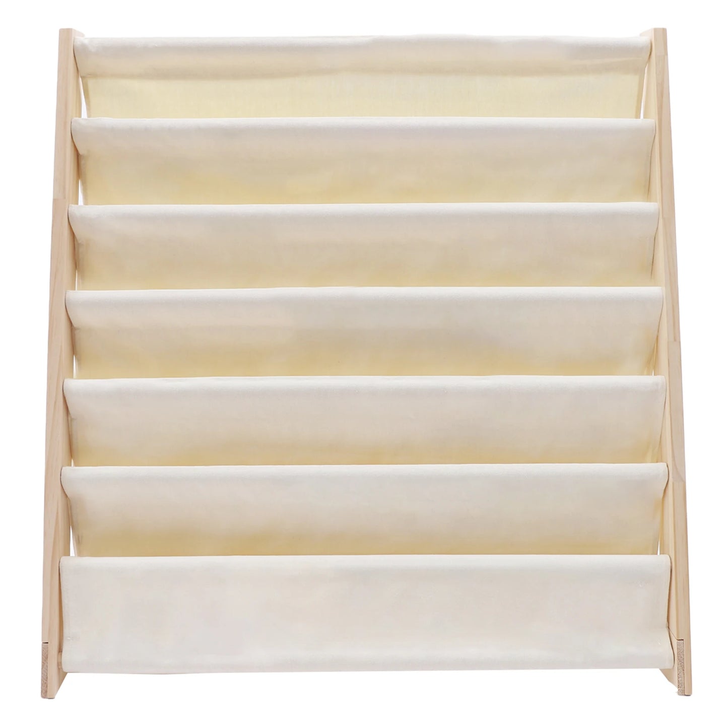 Natural Beige 6-Layer Kids Bookshelf