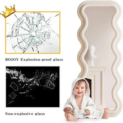RippleEdge Floor Mirror