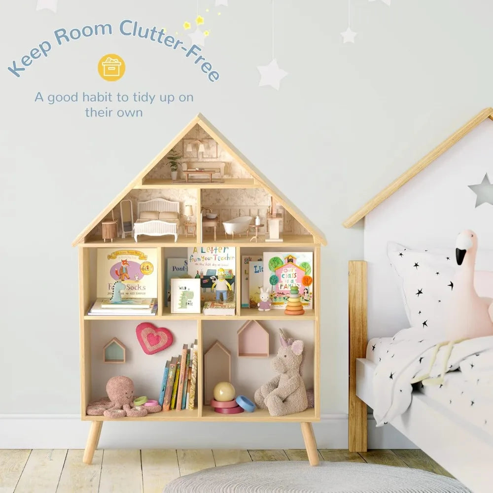 Dollhouse Kids Bookshelf