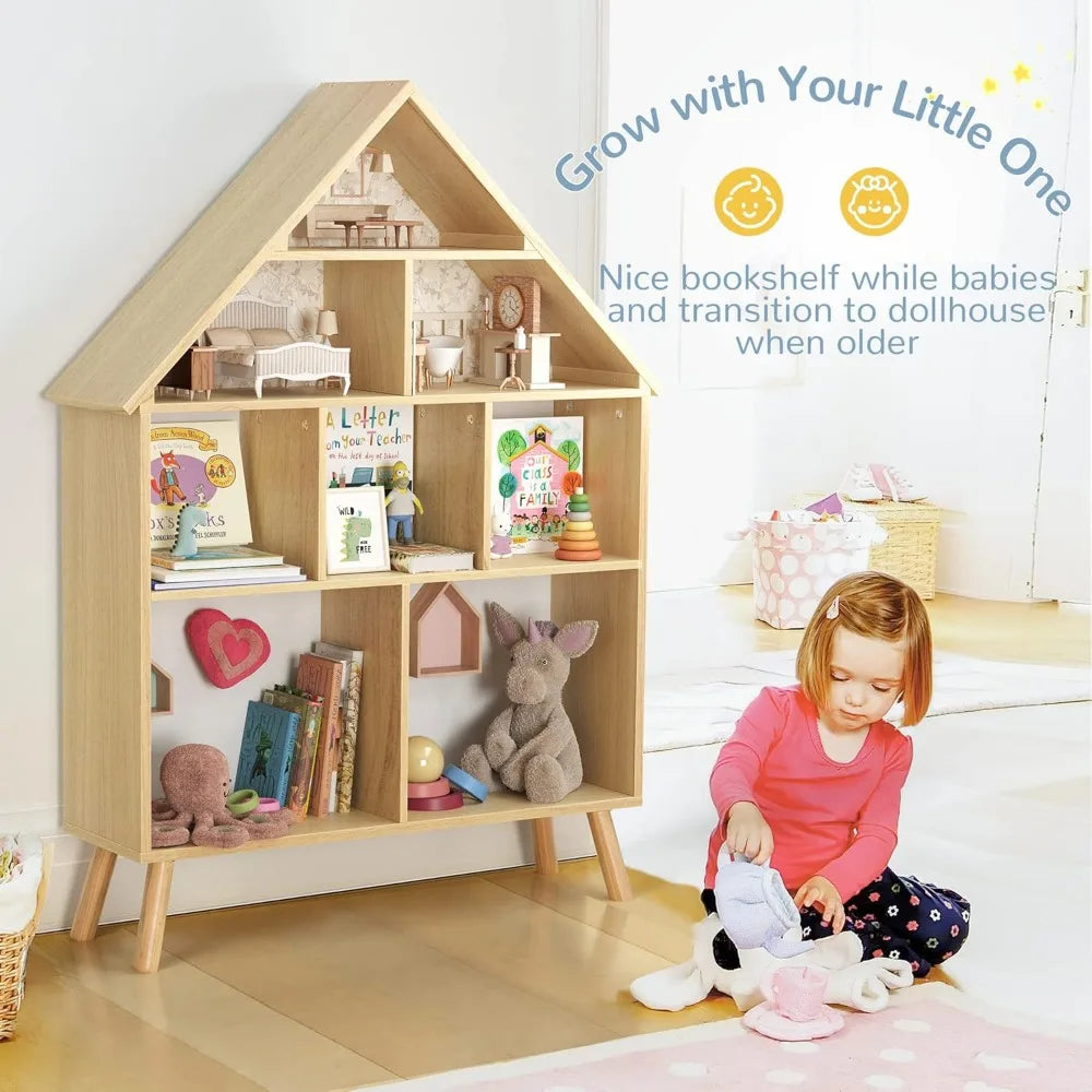 Dollhouse Kids Bookshelf