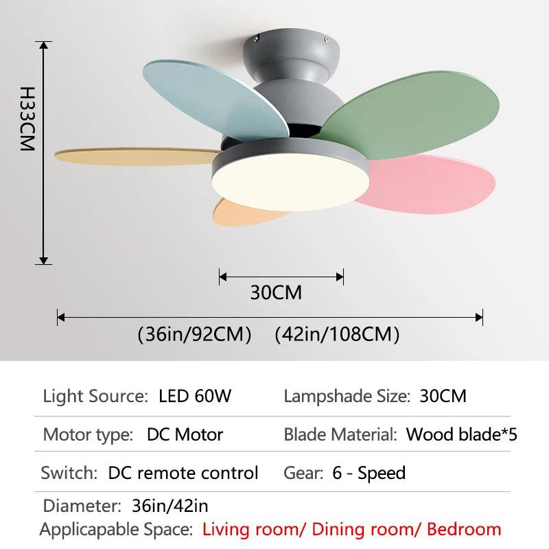 TwinkleBreeze Ceiling Fan