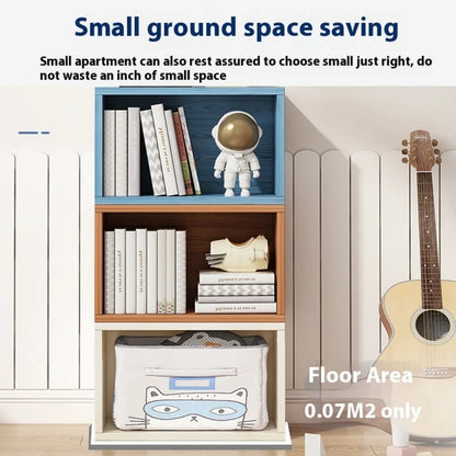 Multi-Layer Storage Cabinet Bookcase