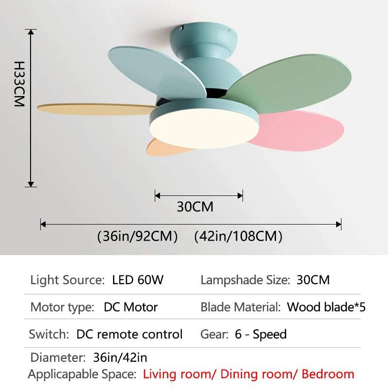 TwinkleBreeze Ceiling Fan