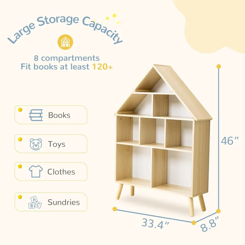 Dollhouse Kids Bookshelf