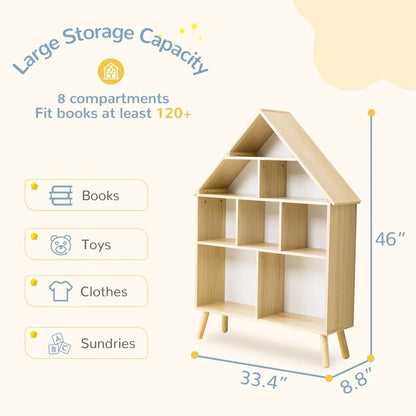 Dollhouse Kids Bookshelf